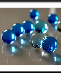 Modré koule plakát