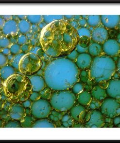 Bublinový mořský plakát