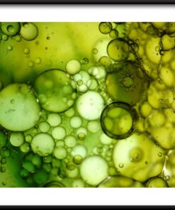 Zelené bubliny plakát