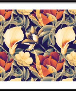 Plakát Callas v květinách