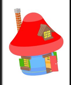 Plakát Šmoulí chaloupky