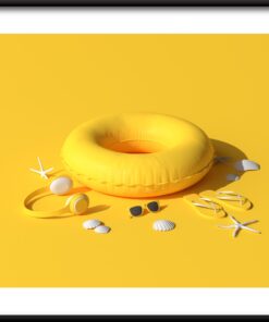 Slunečný prázdninový plakát