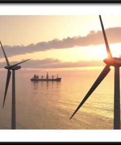 Plakát větrné farmy