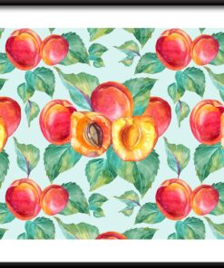 Letní plakát broskví