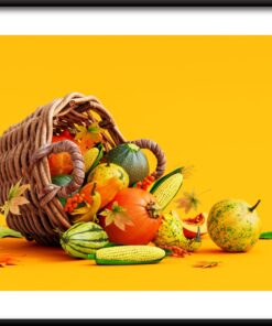 Dýňový koš plakát