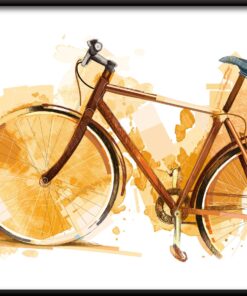 Hnědé kolo plakát