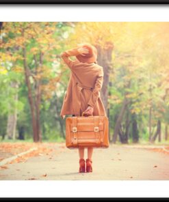 Plakát na koženou tašku