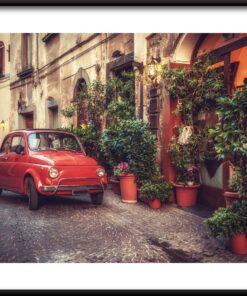 Italský pouliční plakát