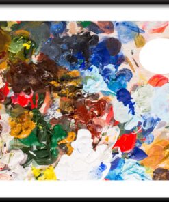 Barevná paleta plakát