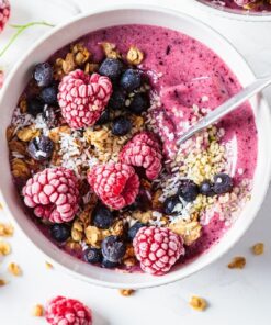 Fototapeta Kaše s malinami