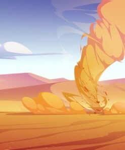 Fototapeta Desert Tornado