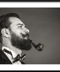 Muž s dýmkou plakát