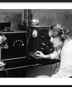 Vážný radiotelegrafistický plakát