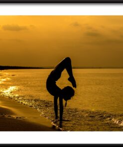 Plakát přímořské gymnastiky