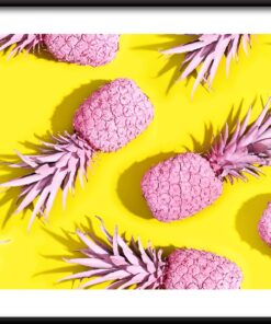 Růžový ananas plakát