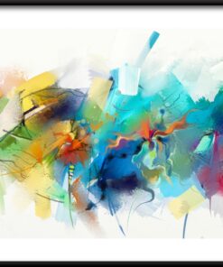 Barevný plakát vášně