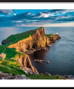 Skotské pobřeží plakát