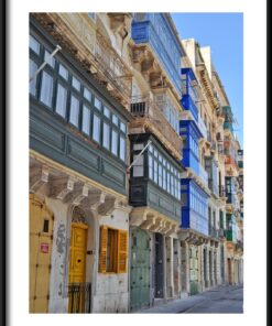 Plakát Městské Domy Na Maltě