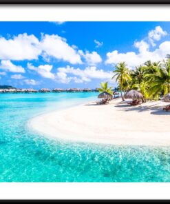 Dovolená ostrov plakát