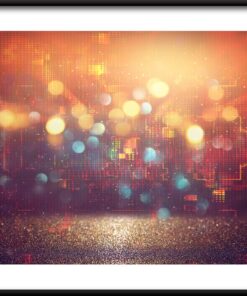 Plakát zlatých částic