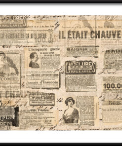 Francouzský novinový plakát