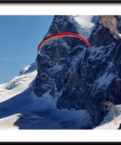 Horský letový plakát