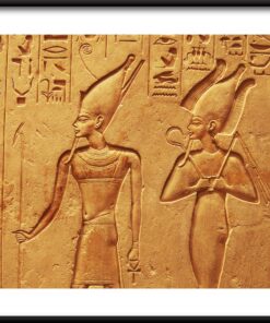 Plakát s egyptskými hieroglyfy