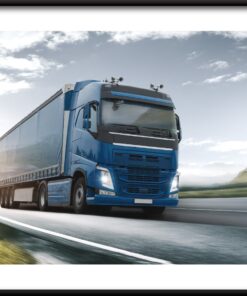 Modré vozidlo plakát