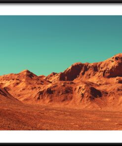 Plakát marťanské skály