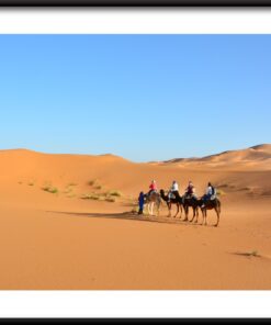 Plakát pouštní karavany