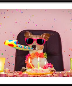 Plakát k narozeninám psa