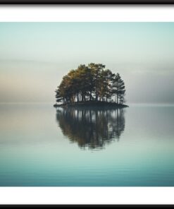 Ostrov Na Jezeře Plakát