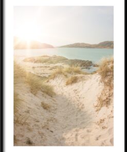 Letní plážový plakát