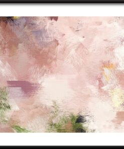 Plakát odstíny růžové