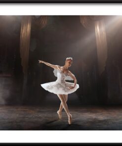 Balerína v tanečním plakátu