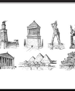 Plakát 7 divů světa