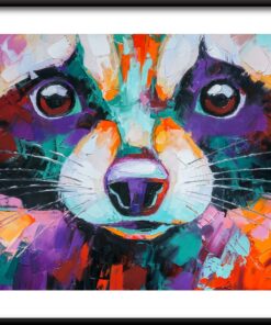 Barevný pes plakát