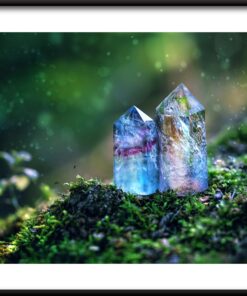 Plakát Crystals in Greenery