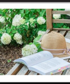 Kniha a klobouk plakát