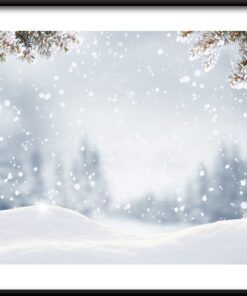 Zimní krajina plakát 2