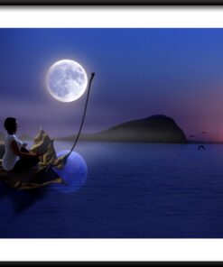 Půlnoční meditační plakát