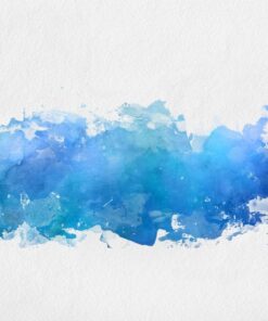 Fototapeta Modrá inkblot