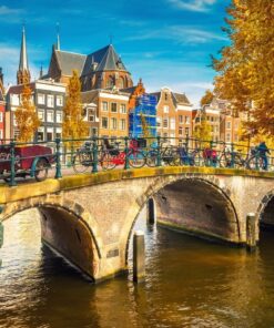 Fototapeta Podzimní Amsterdam