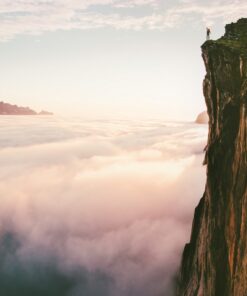 Fototapeta Cliff above the Clouds