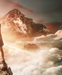 Fototapeta Žena na vrcholu