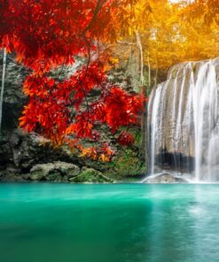 Fototapeta Podzimní vodopád