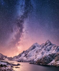 Fototapeta Hory a hvězdy