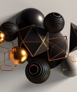 Fototapeta Koule a trojúhelníky