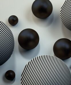 Fototapeta Scattered Spheres