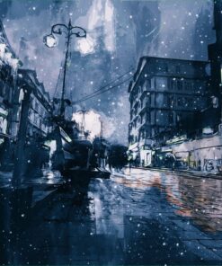 Fototapeta Sníh ve městě